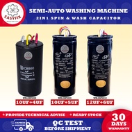 4uf+9uf / 4uf+10uf / 4uf+12uf / 5uf+10uf 2IN1 WASHING MACHINE SPIN & WASH CAPACITOR 5uf+15uf 6uf+12u