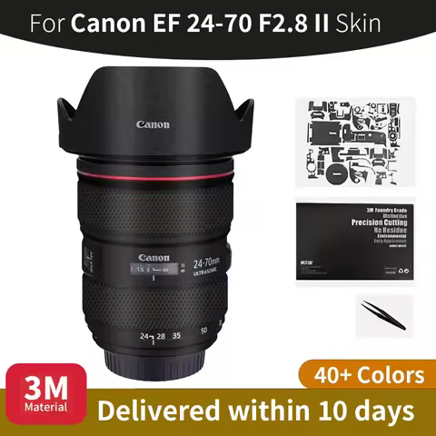 For Canon ef 24 70mm II Skin Canon EF 24-70mm F2.8 II Camera Lens Skin Anti-scratch Camera Lens Stic