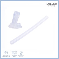 Diller หลอดซิลิโคน ขวดน้ำเด็กรุ่น D70/D68/D9073 ชุดหลอดดูดซิลิโคน (Straws + Silicone Nozzle) หลอดดูดน้ำ หลอดหัดดูดเด็ก
