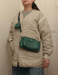 日本品牌 FIRANO 綠色三合一斜挎包