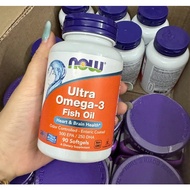 Omega-3 Fish Oil Now Ultra Omega-3 500 EPA / 250 DHA 90 Tablets