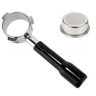 Bottomless 51mm Portafilter for EC680 EC685 with Filter Basket Three Ears Design