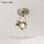 Retro industrial style track spotlight GU10 commercial coffee shop clothing store LED rail downlight