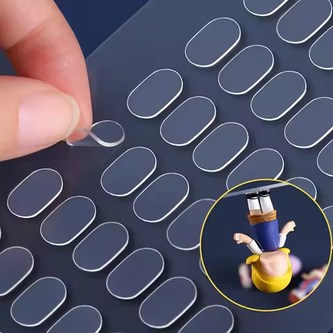 Removable Gel Putty, Clear Putty Sticky Dots For Museum Action Figures, Tacky Sticky Nails For Wall 