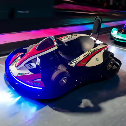 Amusement Park Electric Go Kart Kids Adult Racing Karting Car for Wholesale