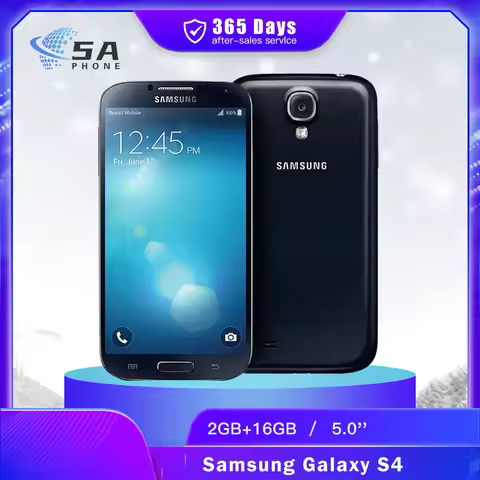 Original Samsung Galaxy S4 I9500 I9505 3G Mobile Phone 2GB+16GB Super AMOLED 5.0" 13MP+2MP WiFi GPS 