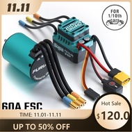 SKYRC Brushless Motor ESC Combo FuriaX Supa 3650 Motor 60A ESC 2-3S LiPo 3.175mm Shaft For 1/10 Tour