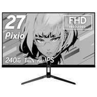 Pixio PX279 Wave Gaming Monitor 27-inch 240Hz FHD Fast IPS Black HDR 2-Year Warranty 30-Day Return P