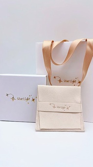 | 幸為天上星 | 專屬 燙金 禮盒 緞帶提袋 飾品收納袋 包裝 加購