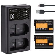K&F EN-EL15 battery charger kit for Nikon D7000 D7100 D7200 D750 D850