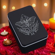 Black Tarot Card Storage Box Card Box Card Storage Box Card Box Card Board Game Accessories Storage 