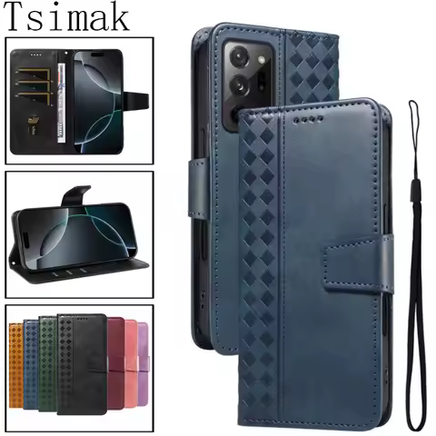 Leather Case For Samsung Galaxy Note 20 Ultra 8 9 10 Lite S10 S9 Plus S8 J3 J4 J6 J5 Prime J7 A6 A7 