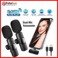 Samsung Iphone Wireless microphone USB-C port for vlogger and video content creator TIKTOK and Youtu
