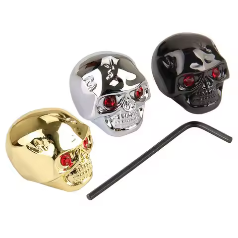 4pcs/set 6mm Skull Dome Tone Guitar Volume Tone Knobs Potentiometer Control Knobs For Electric Guita