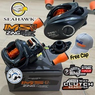 2026 SEAHAWK IMS 1 ZING CAST 103HSL Baitcasting Fishing Reel BC FREE CAP