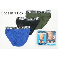 [Value Buy] Men Underwear 1 Box 3pcs M-XXL