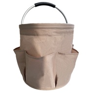 Outdoor Camping Storage Basket Portable Picnic Basket Foldable Garden Tool Basket with Handle Large 