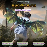Butterfly fairy wings Children's dinosaur wings Dinosaur characters Butterfly wings Luminous Electri