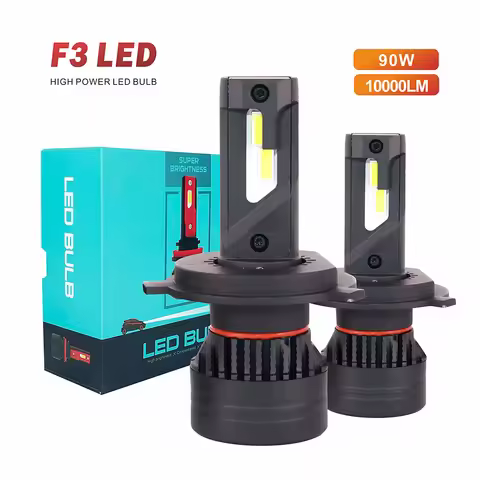 F3 H7 H4 LED Headlight bulb 9012 HB3 HB4 9005 H1 H7 H4 F3 90W 20000LM Canbus Car H11 LED headlamps f