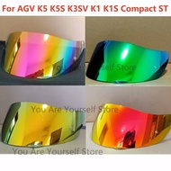 แว่นตาขี่จักรยานหมวกกันน็อคสำหรับ AGV K5 K3SV K1 K5S ขนาดกะทัดรัด K1S ป้องกันเลนส์หมวกกันน็อคมอเตอร์ไซค์กระจกบังลมกระจกหน้าจออุปกรณ์เสริม