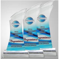 Crystal Award Plaque/Appreciation Plaque/Sales Achievement Plaque/Employee Award Plaque/Service Awar