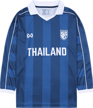ใหม่ล่าสุด!! WARRIX Oversize เสื้อบอลไลฟ์สไตล์ เสื้อทีมชาติไทยทรงโอเวอร์ไซส์แขนยาว (WA-243FBATH11) -