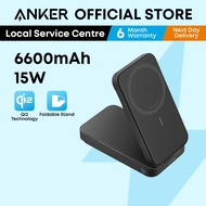 [Clearance 100% New 6 Month Warranty] Anker MagGo Power Bank 6600mAh Qi2 15W Wireless Charger A1643