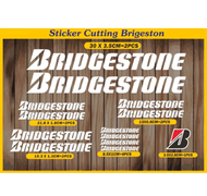 Cutting Sticker Sepeda Fixie BRIDGESTONE 1 Set Stiker Sepeda MTB Bridgestone