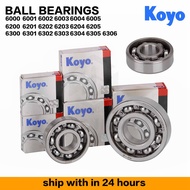 KOYO BALL BEARING ENGINE BEARING 6001,6004,6005,6201,6202,6203,6204,6205,6300,6301 ORIGINAL 100%