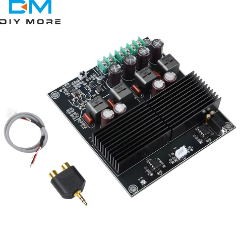 TPA3255 HIFI Dual Core Stereo Amplifier Board 2 Channel 600W+600W Class D Digital Power Amplifier TL