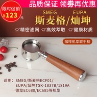 Smeg/smegecf01 /chuangkun TSK-1837B/1819a ที่จับเครื่องชงกาแฟแบบไม่มีฐานที่จับถ้วยคู่