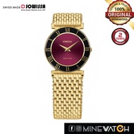 Jowissa 36mm Red Dial Gold Stainless Steel J2.044L