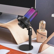 ไมโครโฟนคอนเดนเซอร์เกม Esports ปลั๊ก USB RGB