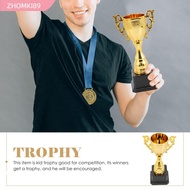 ZHOMKI89 Gold Trophy Awards, School Rewarding Supply Plastic Model Small  Cup, Children's Competitio