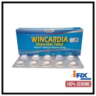 Wincardia Dispersible Tablet Aspirin 100mg & Glycine 45mg 30's |