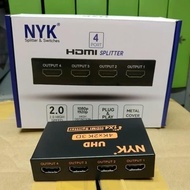 DE123 >> NYK HDMI Splitter 2 Port 4 Port HDCP Full HD 3D HDTV