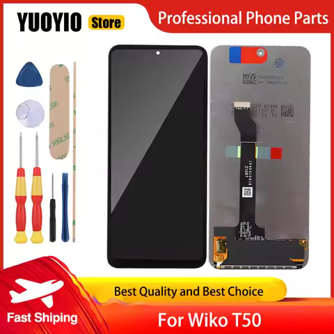 LCD Display For Wiko Ride 2 T10 T50 V616 Voix View 2/4/5/3 Pro Wiko 10 Power U10 Y50/52/60/61 Sunny 