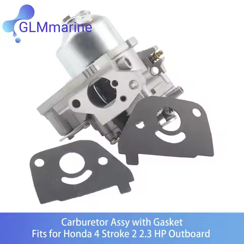 16100-ZW6-716 for Honda 4 Stroke Carburetor Assy With Gasket 16221-ZG0-801 Outboard Engine 2 2.3HP B