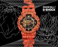 G-SHOCK x DRAGON BALL Z七龍珠Z聯名錶款 GA-110JDB-1A4