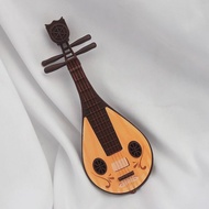 Mini Pipa Guzheng Guqin Mini Musical Instrument Model Ornaments