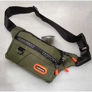 Waits Bag Import - Men's Casual Waterproof Waist Bag - Men's Sling Bag