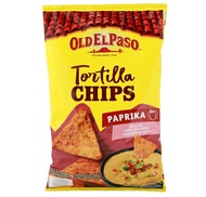 โอลเอลพาโซ ตอติญาอบกรอบปรุงรสปาปริก้า Old El Paso Tortilla Chips Paprika 185g.