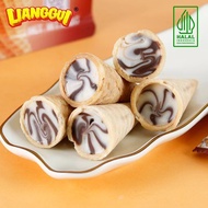 [HALAL] Lianggui Chocolate Cones 108g Chocolates Flavor Wafer Roll Chocolate Biscuit Shape Ice Cream Ice Cones