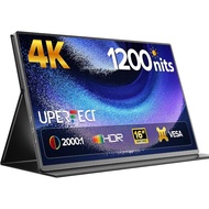 UPERFECT Portable Monitor 4K 16" | 1200 Nits Laptop Monitor | 3840 * 2400 UHD | 1MS FreeSync 2000:1 