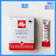 Illy Classico Classic Roast Instant Coffee 12 Sticks