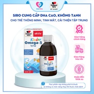 DHA Omega-3 Syrup for babies Doppelherz Aktiv Kinder Omega-3 Syrup 250ml helps brighten eyes and int