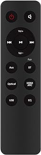Allimity Replaced Remote Control Fit for Philips 2.0 CH Soundbar Speaker B5105