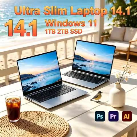 Student Online Class Laptop 15.6 Inch Slim Design I9-9900 Win11 Pro Large Storage Portable Study PC