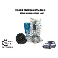 PERODUA KANCIL 660 20T (1994-2009) CV JOINT (DRIVE SHAFT HEAD) MADE BY ASCOII HIGH QUALITY C.V JOINT PD 24X44X20