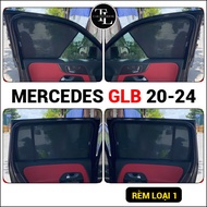 Magnetic curtain type 1 for Mercedes Glb 2020 to 2025, Set of 4 standard car form panels, Anti-UV -